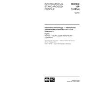 ISO/IEC ISP 15125-4:1998, Information technology - International Standardized Profiles ADYnn - OSI Directory - Part 4: ADY22 - DSA support of Distributed Operations