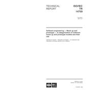 ISO/IEC TR 14759:1999, Software engineering -- Mock up and prototype -- A categorization of software mock up and prototype models and their use