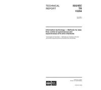 ISO/IEC TR 15294:2000, Information technology - Methods for data flow control at synchronous and asynchronous DTE-DCE interfaces