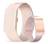 iSo Tech Bracelet Connecté sans Écran Homme Femme, Fitness Tracker 24/7 Suivi Activité et Sommeil avec Fréquence Cardiaque, Analyse IA, 60 Jours d’Autonomie, 170+ Sports, sans Abonnement (Or Rose)