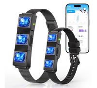 iSo Tech Fitness Tracker sans Écran, Montre Bracelet Intelligente pour Homme et Femme, 24h/7j Tracker d'Activité et avec Fréquence Cardiaque Oxygène Sanguin HRV, 30 Jours, 170+ Modes (Noir)