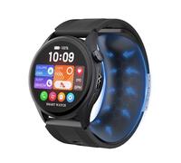iSo Tech Montre Connectée Pompe à Air Pression, Smartwatch ECG PPG Homme Femme, 1.56" AMOLED Écran Tactile, 24/7 Surveillance de Fréquence Cardiaque SpO₂ Sommeil HRV et Stress, Avis & Appels Bluetooth