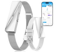 iSo Tech Smart Fitness Tracker Élégant sans Écran Argenté