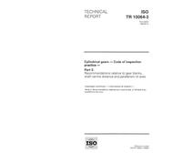 ISO/TR 10064-3:1996, Cylindrical gears - Code of inspection practice - Part 3: Recommendations relative to gear blanks, shaft centre distance and parallelism of axes