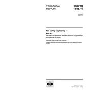 ISO/TR 13387-6:1999, Fire safety engineering -- Part 6: Structural response and fire spread beyond the enclosure of origin