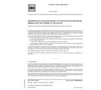 ISO/TR 8266:1984, Guidelines for the presentation of International Standards dealing with the design of structures