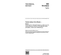 ISO/TR 9122-2:1990, Toxicity testing of fire effluents - Part 2: Guidelines for biological assays to determine the acute inhalation toxicity of fire ... (basic principles, criteria and methodology)