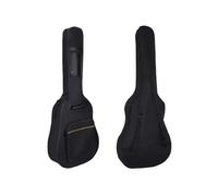 Iso Trade Housse Guitare Acoustique Classique 4/4 Matelassée Noir - Étui Souple Imperméable avec Poche, Anti-Choc & Rayures