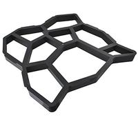 ISO TRADE Moule à Pavé Plastique Pavage Moyen Béton Moules Pierres Stepping Stone Jardin Allée Moule Pavage Chemin Moule 5174