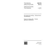 ISO/TS 18173:2005, Non-destructive testing - General terms and definitions
