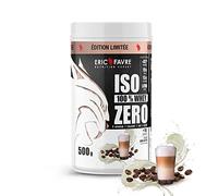 ISO WHEY ZERO 100% Pure Protéine - Pure Whey Protéine Isolate Savoureuse Pour Prise de Masse Musculaire - Assimilable Rapidement - 500g - Saveur Café Latte - Eric Favre