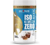 ISO WHEY ZERO 100% Pure Protéine - Pure Whey Protéine Isolate Savoureuse Pour Prise de Masse Musculaire - Assimilable Rapidement - 500g - Saveur Chocotella - Eric Favre