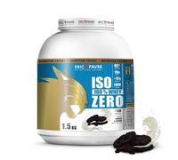 ISO WHEY ZERO 100% Pure Protéine - Pure Whey Protéine Isolate Savoureuse Pour Prise de Masse Musculaire - Assimilable Rapidement - 1,5kg - Saveur Cookies & Cream - Eric Favre