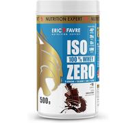ISO WHEY ZERO 100% Pure Protéine - Pure Whey Protéine Isolate Savoureuse Pour Prise de Masse Musculaire - Assimilable Rapidement - 500g - Saveur Choco Intense - Eric Favre
