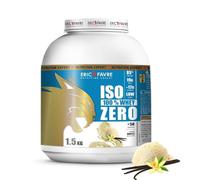 ISO WHEY ZERO 100% Pure Protéine - Pure Whey Protéine Isolate Savoureuse Pour Prise de Masse Musculaire - Assimilable Rapidement - 1,5kg - Saveur Vanille - Eric Favre