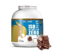 ISO WHEY ZERO 100% Pure Protéine - Pure Whey Protéine Isolate Savoureuse Pour Prise de Masse Musculaire - Assimilable Rapidement - 1,5kg - Saveur Chocolat Lait - Eric Favre