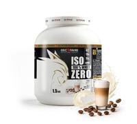 ISO WHEY ZERO 100% Pure Protéine - Pure Whey Protéine Isolate Savoureuse Pour Prise de Masse Musculaire - Assimilable Rapidement - 1,5kg - Saveur Café Latte - Eric Favre