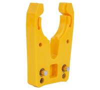 ISO30 Pince à changer pour ATC pour routeurs CNC, fourche griffe de broche avec dureté HRC35, précision de 0,05 mm, jaune, 10 cm de long