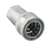 ISO7241 A Raccord rapide hydraulique pour tuyaux d'huile avec filetage NPT 1/2 conçu pour une utilisation intensive dans les secteurs de l'agriculture et de la construction (femelle)