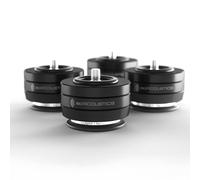 IsoAcoustics Pieds d'isolation Gaia I Neo - Lot de 4 - Absorbeurs acoustiques Noir