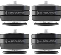 IsoAcoustics Gaia I Neo Lot de 4 pieds d'isolation pour haut-parleurs et caissons de basses 100 kg ou moins Noir