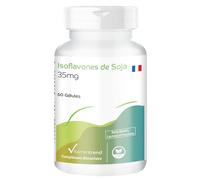 Isoflavones de soja 35 mg - 60 gélules avec vitamine E - Tendance vitamines - dosage sûr - végétalien | Vitamintrend®