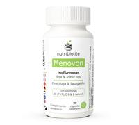 Isoflavones de soja et trèfle rouge pour la ménopause, 90 gélules - Menovon