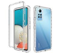 ISOI Coque pour Xiaomi Redmi Note 12 Pro 4G, 360 Full Body Protection Coque Housse, Transparent Très Mince Étui en Silicone TPU Front et PC Retour Double Protection Cover - Transparent