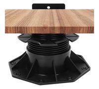 ISOISL 50x Plots terrasse réglable hauteur de 60-140 mm, Fini mat | Polypropylène, pour dalles de terrasse bois WPC, résistant aux intempéries et à l'usure, capacité de charge forte