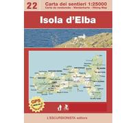 Isola d'Elba. Grande travèrsée de l'Ile d'Elbe. Con carta escursionistica 1:25.000. Ediz. francese