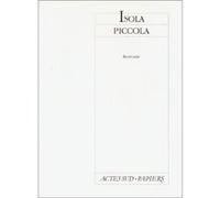 Isola Piccola Serge Rezvani (Auteur)