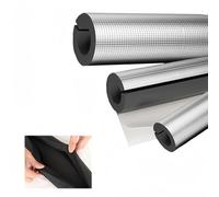 Isolant D'Aluminium Anti-Gel Et Calorifuge, Tube De Mousse Climatisation D'Isolation 22-110mm ID, Manchon En Caoutchouc Auto-adhésif Pour Tuyau (ID76mm*T30mm*L90cm)