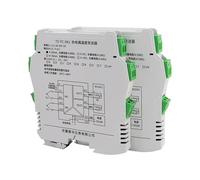 Isolant d'émetteur thermocouple PT1000 de type K, résistance thermique, convertisseur de signal de température, 4-20 mA, isolateur de signal RTD, 0-5 V (2IN2OUT,T-200-400_0-10V_DC24)