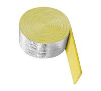 Isolant des tuyaux - 10 m - Ruban adhésif en laine de verre - Pour distribution industrielle de l'eau chaude - Chauffage - Ventilation - Hiver - Extérieur - grenier - Maison - Toit - Mur - Cave - Four
