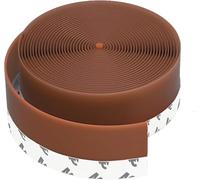 Isolant fenêtre anti froid - joint en silicone marron autocollant, isolation porte & fenêtre, bas de porte, calfeutrage étanche, 35MM pour jeux jusqu’à 20MM