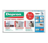 Bostik Isolant mural Quelyd DEPRON G9 – Ép. 9 mm – Blanc – 7 plaques 1 m²