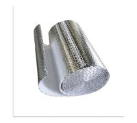 Isolant Thermique, Aluminisé a Bulles Double Face, Dissipation thermique économe en énergie, double couche autocollante pour fenêtres et toitures(1X30M/3.28X98.4FT)