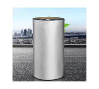 Isolant Thermique Auto-adhésif Rouleau Réfléchissant en Mousse D'aluminium，Barrière de Vapeur Isolant Thermique ，Couche D’Isolation en Caoutchouc Autocollant.(1*1m/3.2*3.2ft,25MM(THK))