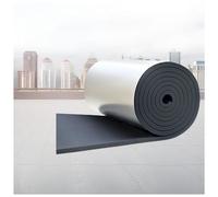 Isolant Thermique Auto-adhésif Rouleau Réfléchissant en Mousse D'aluminium pour Sols, Toits, Portes De Garage Et Camping-Cars Couche D’Isolation en Caoutchouc Autocollant(30MM(THK),1*1m/3.2*3.2ft)