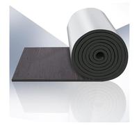 Isolant Thermique Auto-adhésif Rouleau Réfléchissant en Mousse D'aluminium pour Sols, Toits, Portes De Garage Et Camping-Cars Couche D’Isolation en Caoutchouc Autocollant(20MM(THK),1*6m/3.2*19.7ft)