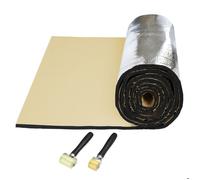 Isolant thermique de voiture SOURCING MAP isolation Phonique 10mm Voiture Porte Capot Moteur Coffre 200cm x 50cm + Outil Rouleau