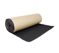 sourcing map Tapis d'isolant 3mm Voiture Capot Porte Isolation Acoustique Sonore Bruit Noir 40"x40"/100x100cm