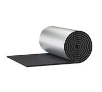 Isolant Thermique en Feuille Aluminium, avec Noyau en Mousse, Panneau Reflechissant Derriere Radiateur, Plaque Isolation Thermique Autocollante pour Sol, Toit, Mur, 5mm D'Epaisseur ( Size : 1mx5m )