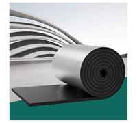 Isolant Thermique en Feuille Aluminium, avec Noyau en Mousse, Panneau Reflechissant Derriere Radiateur, Plaque Isolation Thermique Autocollante pour Sol, Toit, Mur(20MM(THK),1*5m/3.2*16.4ft)