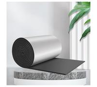 Isolant Thermique en Feuille Aluminium, avec Noyau en Mousse, Panneau Reflechissant Derriere Radiateur, Plaque Isolation Thermique Autocollante pour Sol, Toit, Mur(30MM(THK),1*6m/3.2*19.7ft)