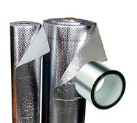 Isolant Thermique Réfléchissant Alu à Bulles 24m² 20mx1,20m + Ruban 45m | Pour isoler du froid et de la chaleur : logements, caravanes, fourgons, combles, façades, portes de garage et industrie.