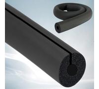 Isolant Thermique Tube en Caoutchouc Fendu 20mm Découpable Résistant à l’Eau et au Feu pour Isolation Tuyauterie Intérieure et Extérieure