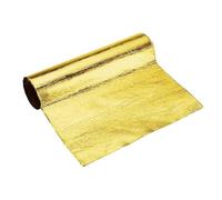 Isolant Thermique Voiture Film de Protection thermique for voiture, tapis d'isolation ignifuge, feuille d'aluminium auto-adhésive résistante à la température(Gold 30x120cm)