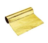 Isolant Thermique Voiture Film de Protection thermique for voiture, tapis d'isolation ignifuge, feuille d'aluminium auto-adhésive résistante à la température(Gold 30x60cm)