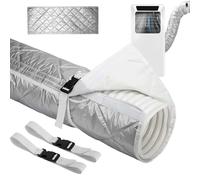 Isolant Tuyau Climatisation, Couvercle De Tuyau De Climatisation Portable, Manchon De Couverture Du Canal À Courant Alternatif, Pour Les Tuyaux D'échappement De 5,9 Pouces De Diamètre